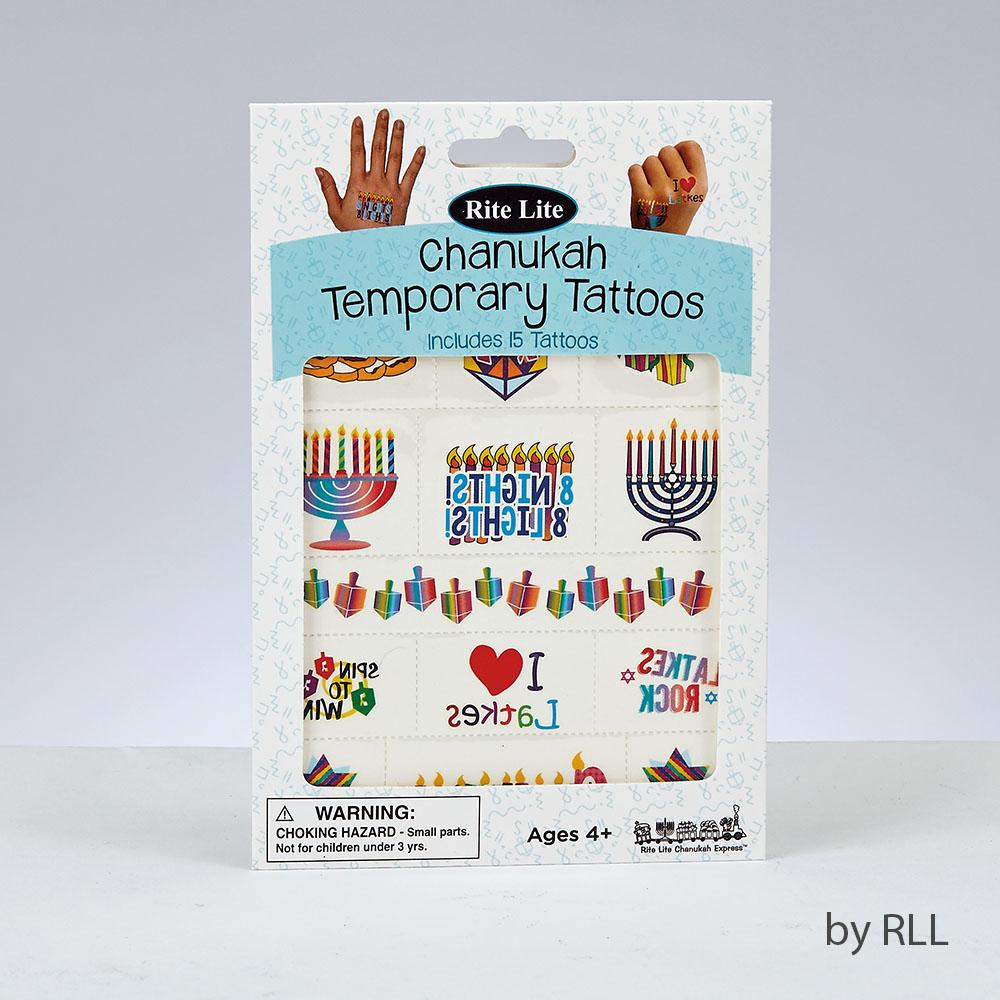 Chanukah Temporary Tattoos